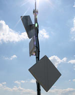 WLAN Antennen am Mast WLAN Antennen am Mast