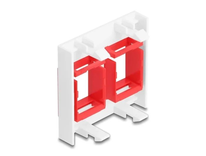 Delock_Easy_45_Modul_mit_zwei_Keystone_Halterungen_45_x_45_mm__wei_____rot__2_bf4cf4ed