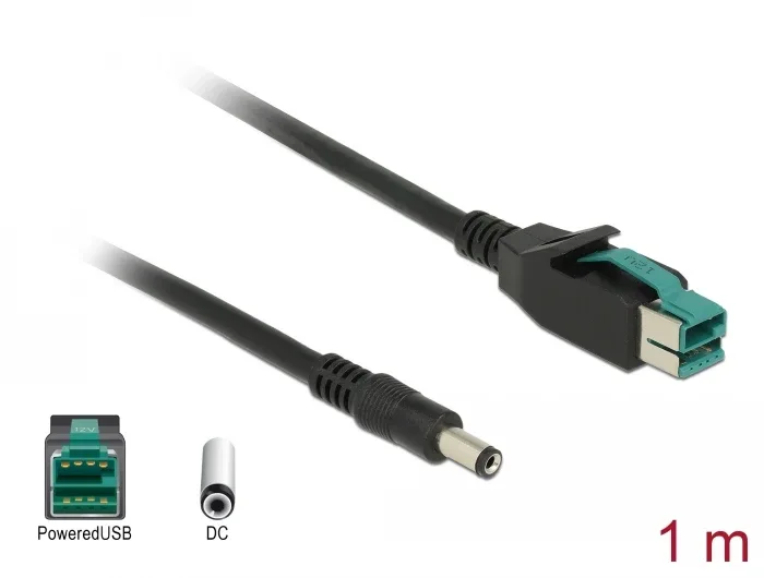 Delock_PoweredUSB_Kabel_Stecker_12_V___DC_5_5_x_2_1_mm_Stecker_1_m_f__r_POS_Drucker_und_Terminals__1