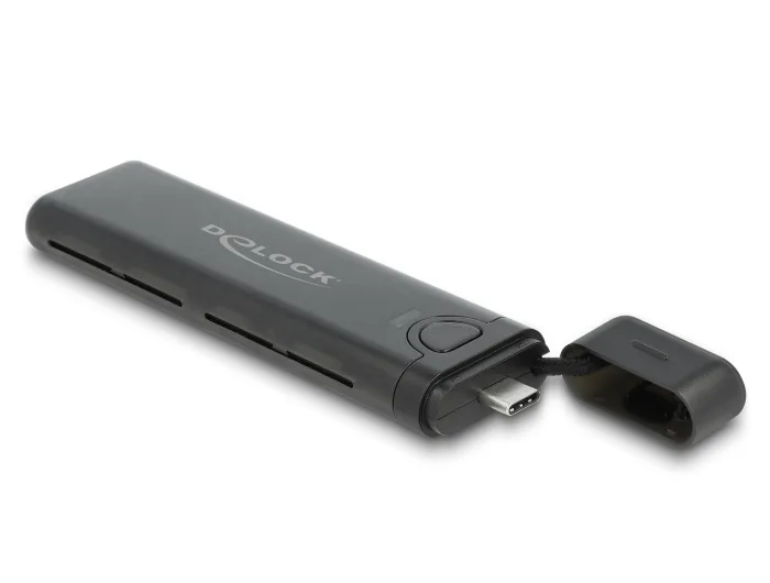 Delock Externes USB Type-C™ Combo Gehäuse für M.2 NVMe PCIe oder SATA SSD - werkzeugfrei #2 
