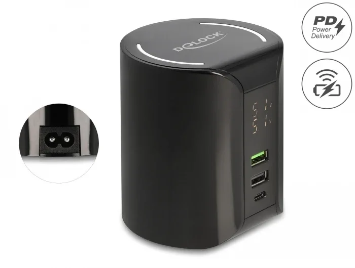 Delock_USB_und_kabelloses_Ladeger__t_1_x_USB_Type-C____PD___2_x_USB_Typ-A_mit_58_W__1_8716dc34