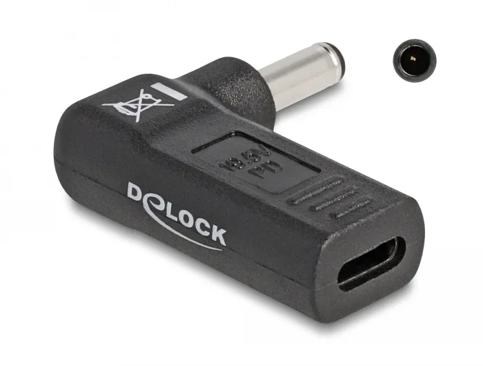 Delock_Adapter_f__r_Notebook_Ladekabel_USB_Type-C____Buchse_zu_Dell_4_5_x_3_0_mm_Stecker_90___gewinkelt__1