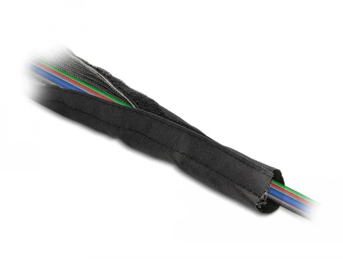 Delock_EMV_Abschirmgeflechtschlauch_mit_Klettverschluss_hitzebest__ndig_1_m_x_20_mm_schwarz__3_e7a485bf