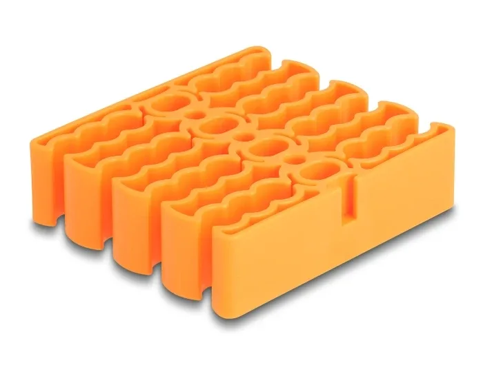 Delock_Kabel-Organizer_mit_24_Kabeleinf__hrungen_orange__1_be1a75a9