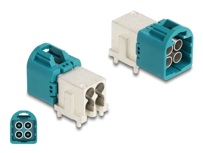 Delock_Mini_FAKRA_Z_Stecker_quad_gewinkelt_A-Typ_PCB__1
