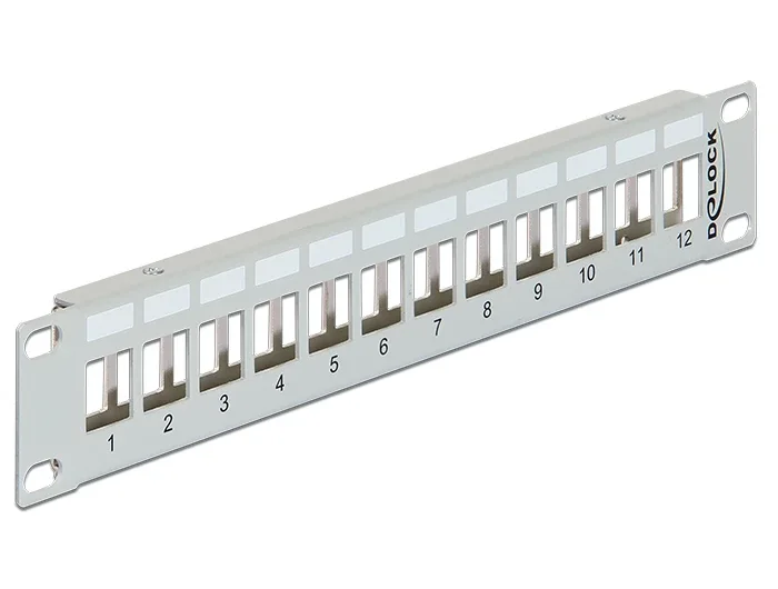 Delock_10____Keystone_Patchpanel_12_Port_Metall_grau__1