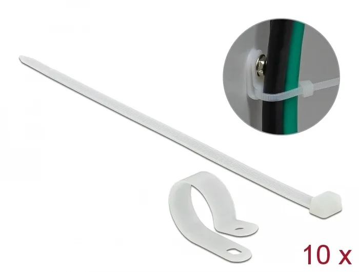 Delock_Befestigungsschelle_25_4_mm_mit_Kabelbinder_L_300_x_B_7_2_mm_wei____1_d445397c