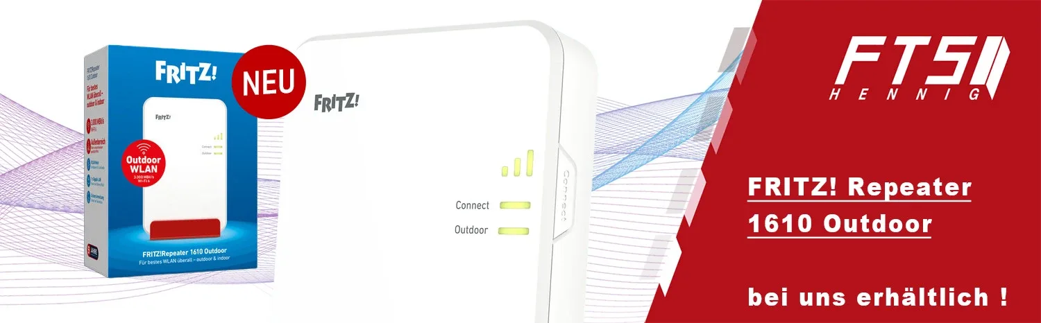 Der FRITZ!Repeater 1610 Outdoor – Maximale WLAN-Reichweite dank PoE+ und IP54