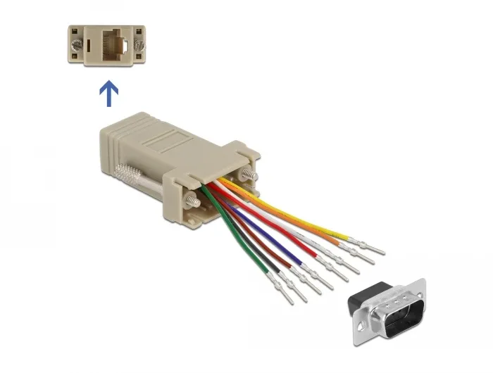 Delock_Adapter_D-Sub_9_Pin_Stecker___RJ45_Buchse_Montagesatz__1_4ac6cbaf