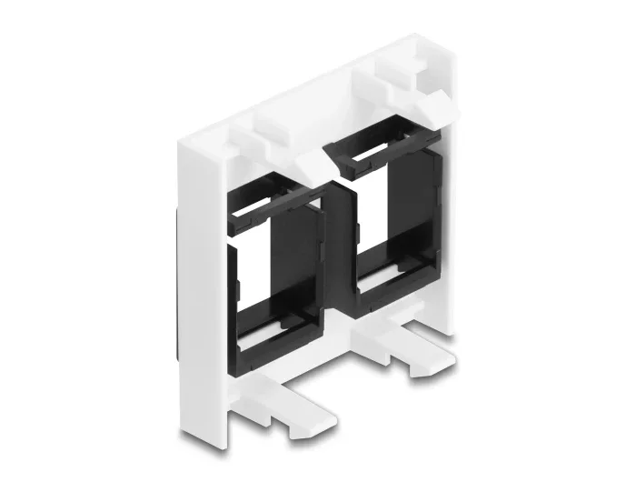 Delock_Easy_45_Modul_mit_zwei_Keystone_Halterungen_45_x_45_mm__wei_____schwarz__2_bdb2e690