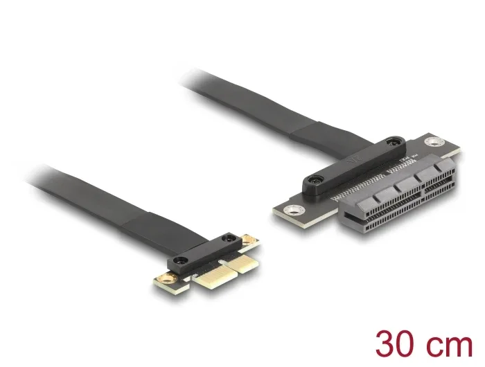 Delock_Riser_Karte_PCI_Express_3_0_x1_Stecker_zu_x4_Slot_mit_Kabel_30_cm__1_ebe72a41