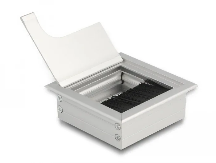 Delock_Kabeldurchf__hrung_f__r_Tischeinbau_mit_B__rste_80_x_80_x_28_mm_silber__4_17c03d93