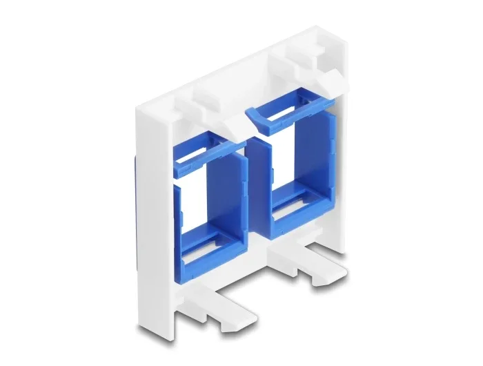 Delock_Easy_45_Modul_mit_zwei_Keystone_Halterungen_45_x_45_mm__wei_____blau__2_65935597