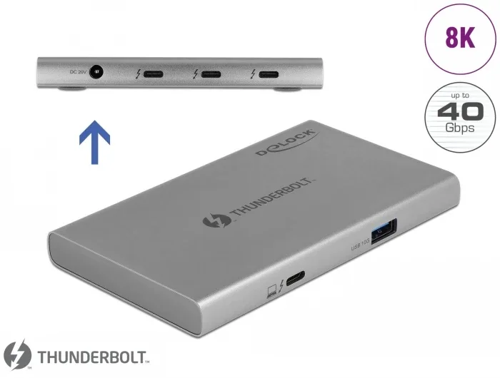 Delock_Thunderbolt____4_Hub_3_Port_mit_zus__tzlichem_SuperSpeed_USB_10_Gbps_Typ-A_Port_-_8K__1_b5bd6abd