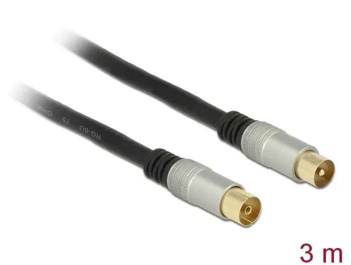 Delock_Antennenkabel_IEC_Stecker___IEC_Buchse_RG-6_U_quad_shield_3_m_schwarz_Premium__1
