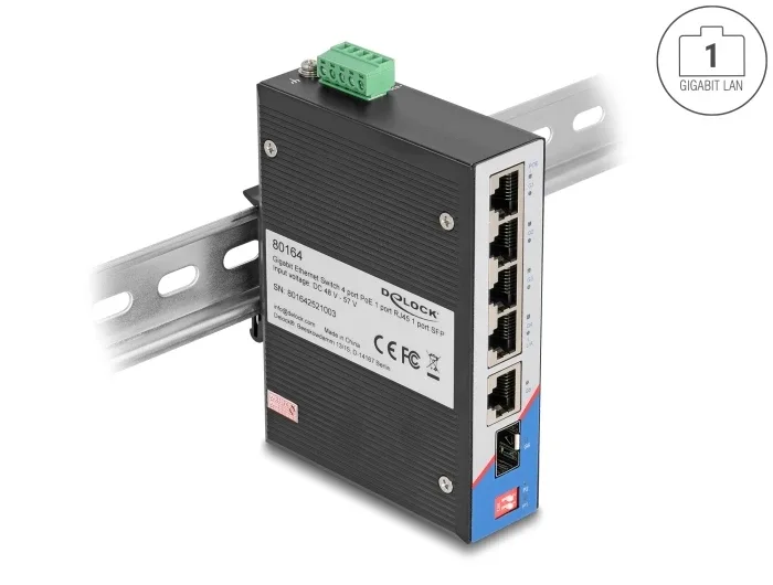 Delock_Industrie_Gigabit_Ethernet_Switch_4_Port_PoE_1_Port_RJ45_1_Port_SFP_f__r_Hutschiene__1