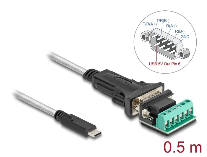 Delock_Adapter_USB_Type-C____zu_1_x_Seriell_RS-422_485_Stecker_mit_6_Pin_Terminalblock_5_V_0_5_m__1_4cbd5e73