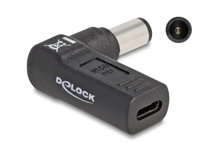 Delock_Adapter_f__r_Notebook_Ladekabel_USB_Type-C____Buchse_zu_HP_7_4_x_5_0_mm_Stecker_90___gewinkelt__1_1d4fe64a