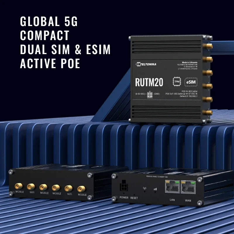  Teltonika RUTM20 5G-Router | ESIM und Global vorgestellt