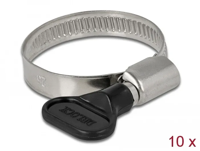 Delock_Schlauchschelle_mit_Fl__gelmutter_25_-_40_mm_10_St__ck_schwarz__1_e3f7e0ca