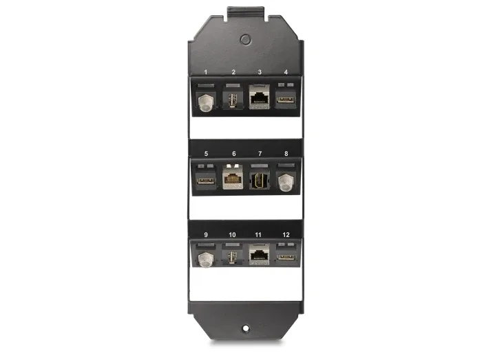 Delock_Keystone_Halterung_12_Port_f__r_Bodentank__4