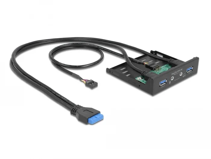 Delock_3_5____USB_3_2_Gen_1_Front_Panel_2_x_USB_Typ-A___HD-Audio__3_48d4f46f