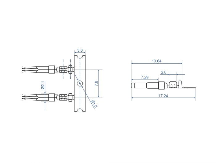Delock Crimp-Kontakte für D-Sub Crimp Buchse 40 Stück #2 