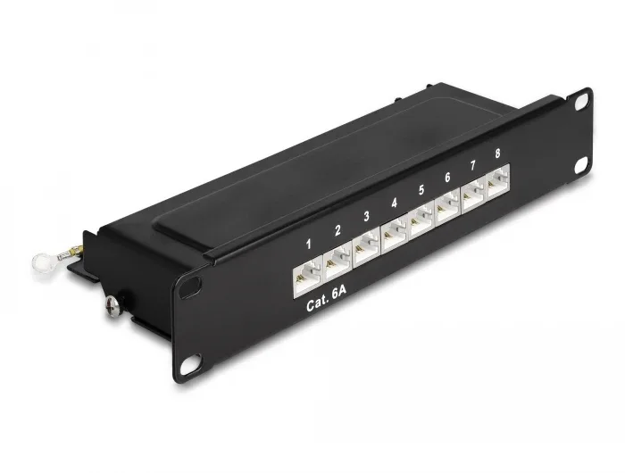 Delock_10____Patchpanel_8_Port_Cat_6A_1_HE_schwarz__1